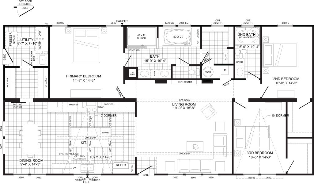 The Liza Jane Floor Plan